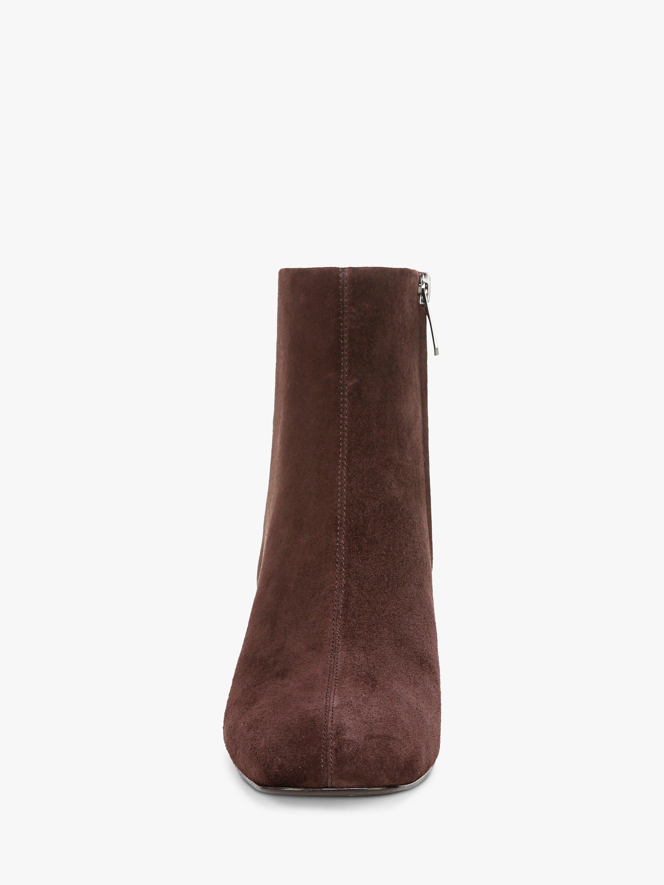 Sam Edelman Paige Suede Ankle Boots Cafe Noir