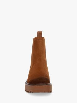 Sam Edelman Laguna Suede Chelsea Boots - view 2, Frontier Brown