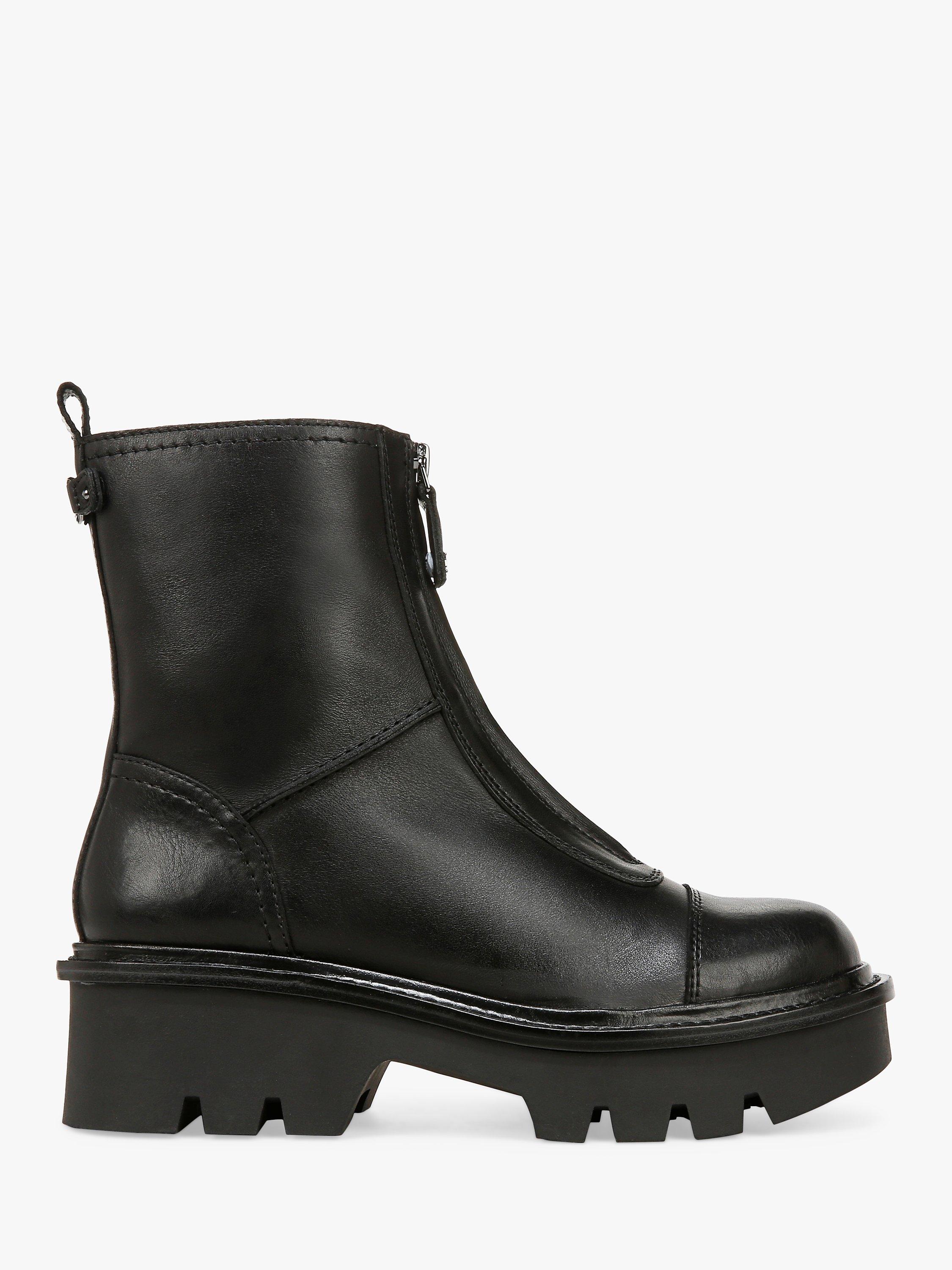 Product image 1 of 6, which shows Sam Edelman Cooper Leather Blend Chunky Ankle Boots, Black, 3