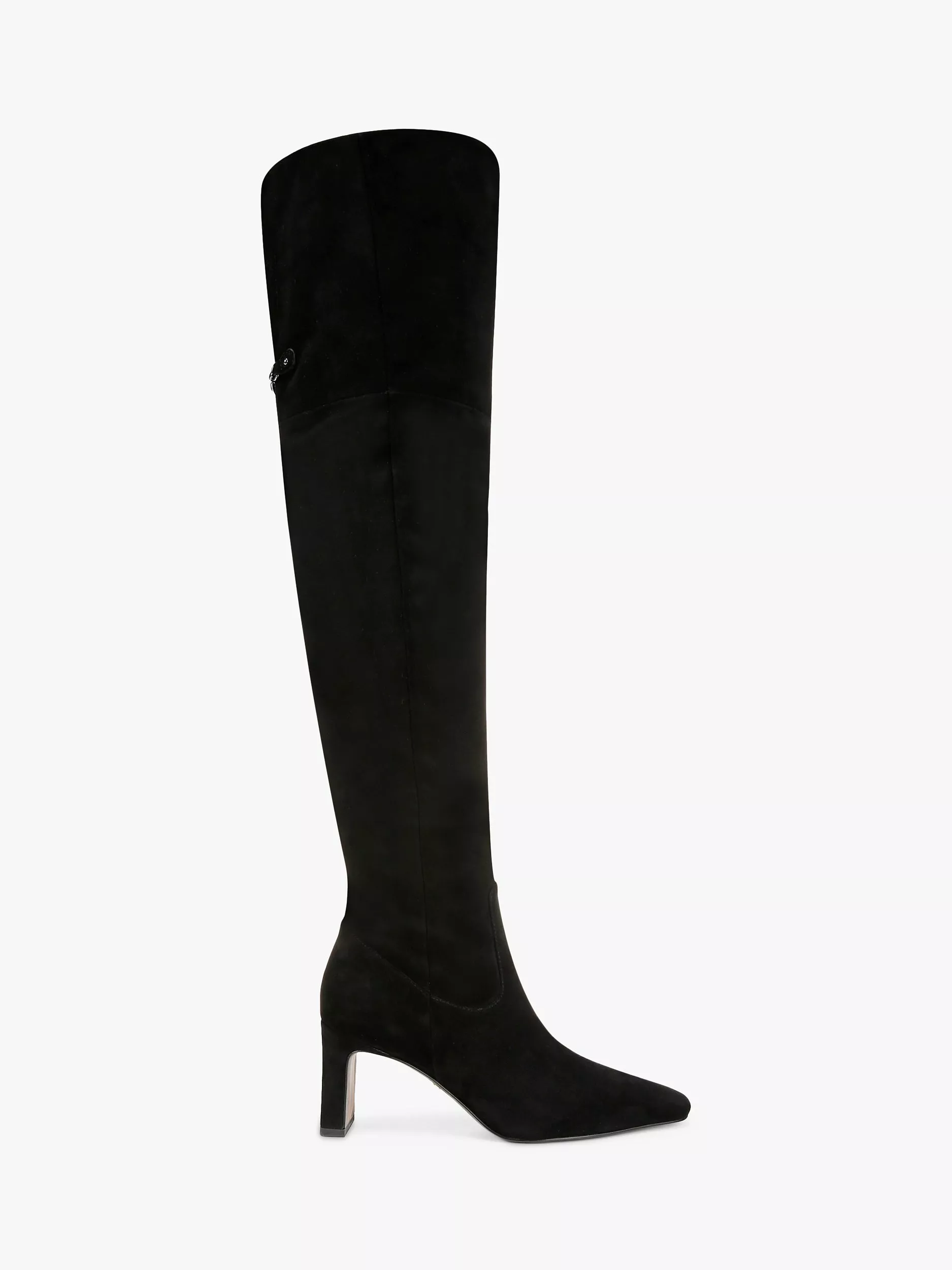 Sam Edelman Shea Suede Knee High Boots Black