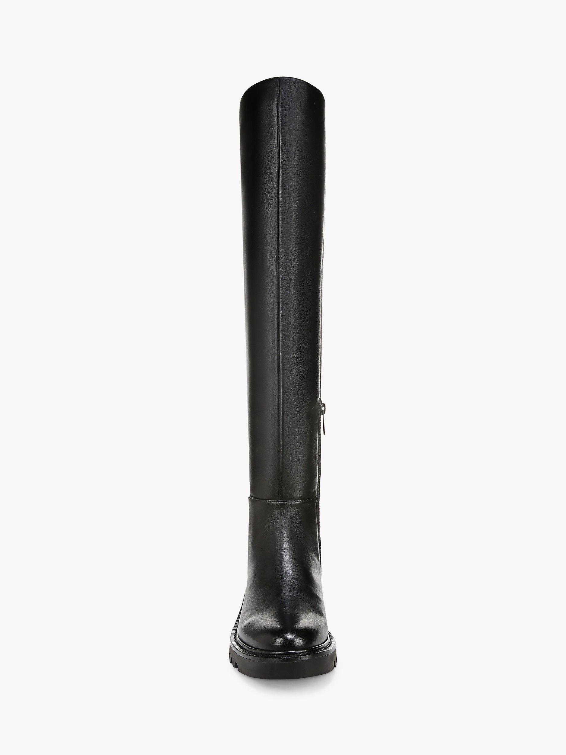 Sam Edelman Kassandra Leather Knee High Boots Black