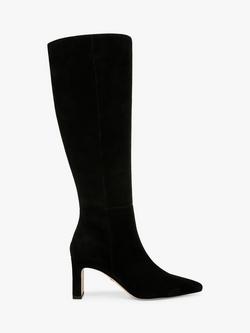 Sam Edelman Sylvia Suede Knee High Boots, Black, Black