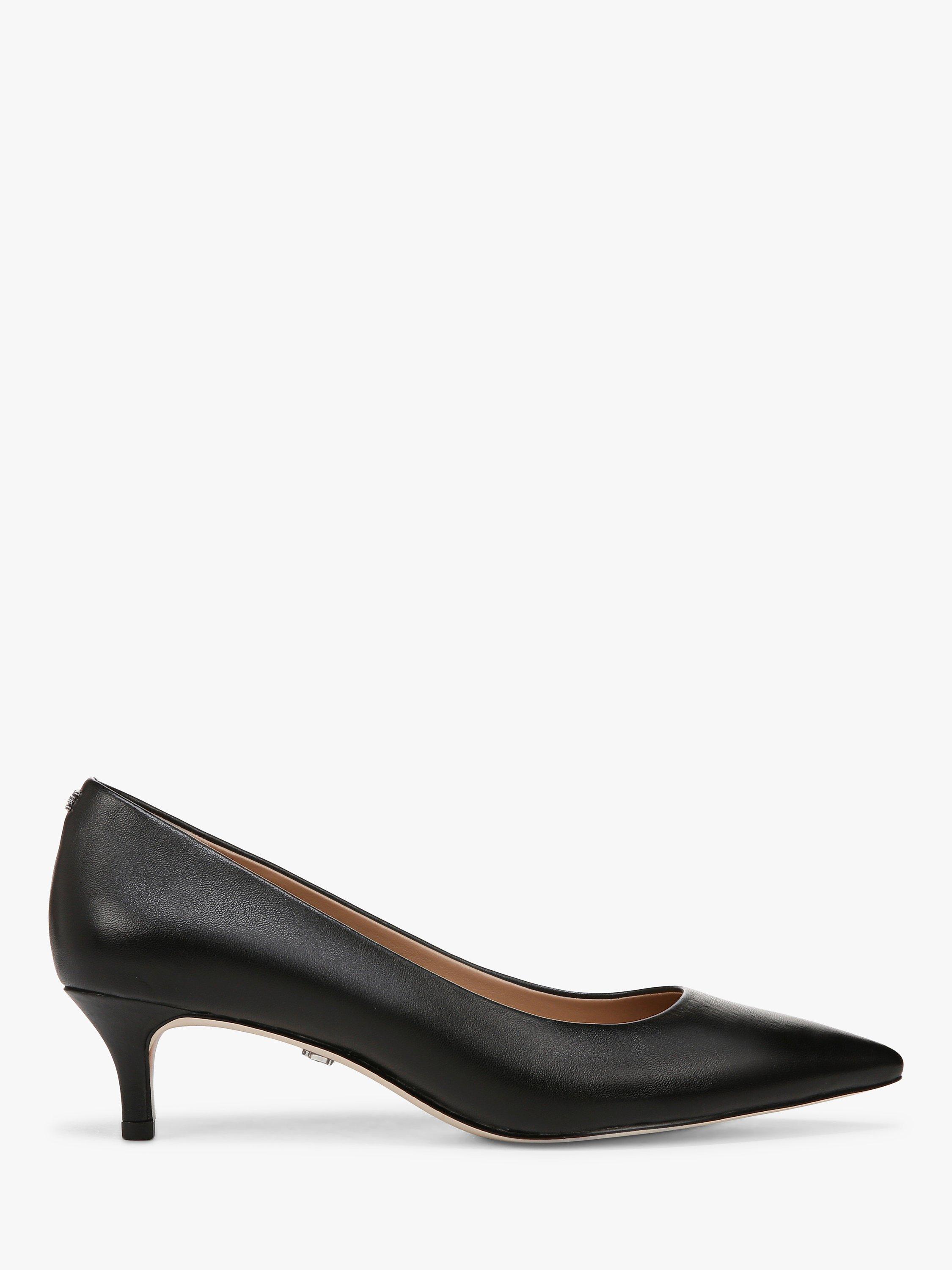 Sam Edelman Dori Leather Pointed Courts Black