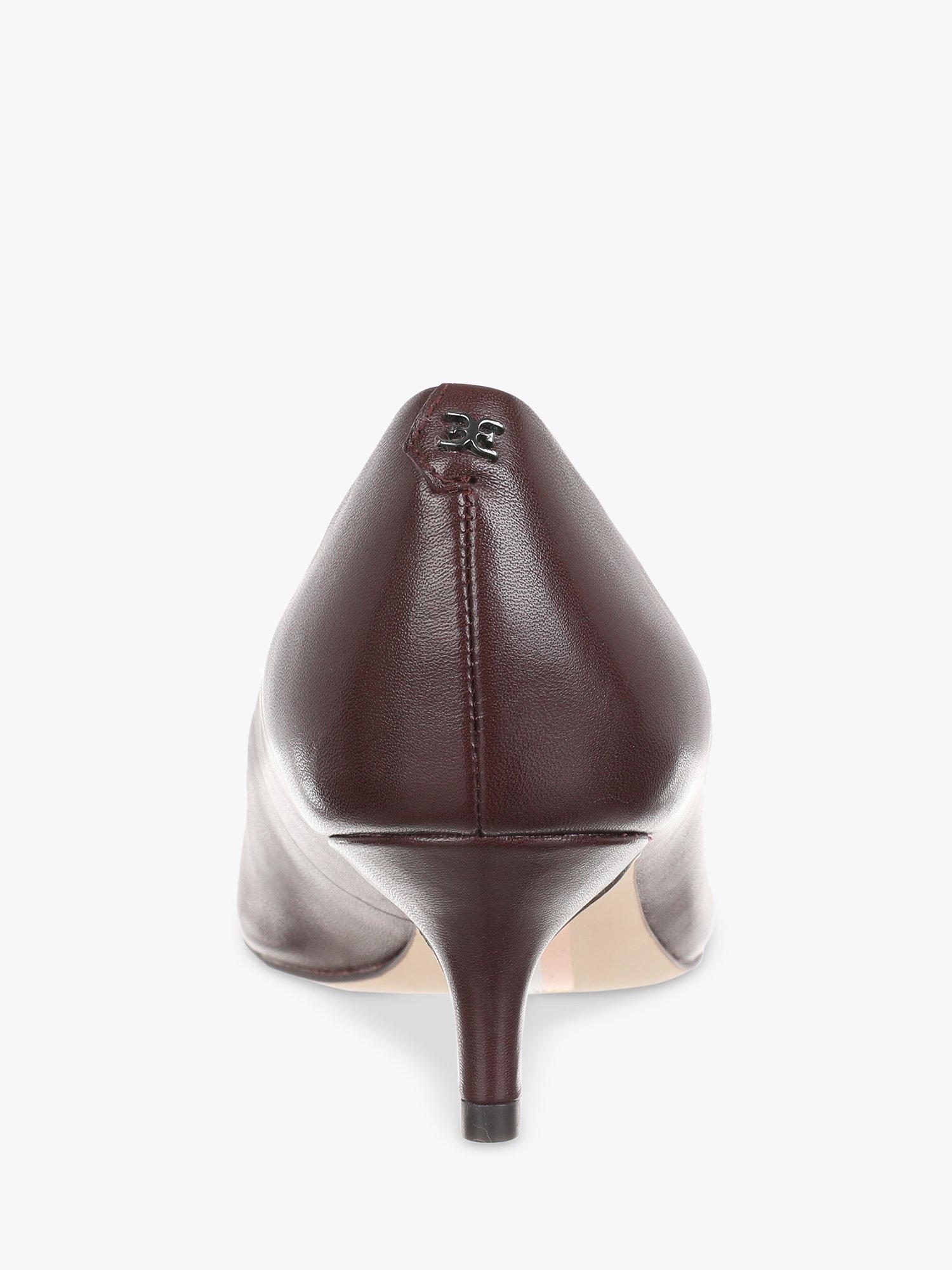 Sam Edelman Dori Leather Pointed Courts Plum