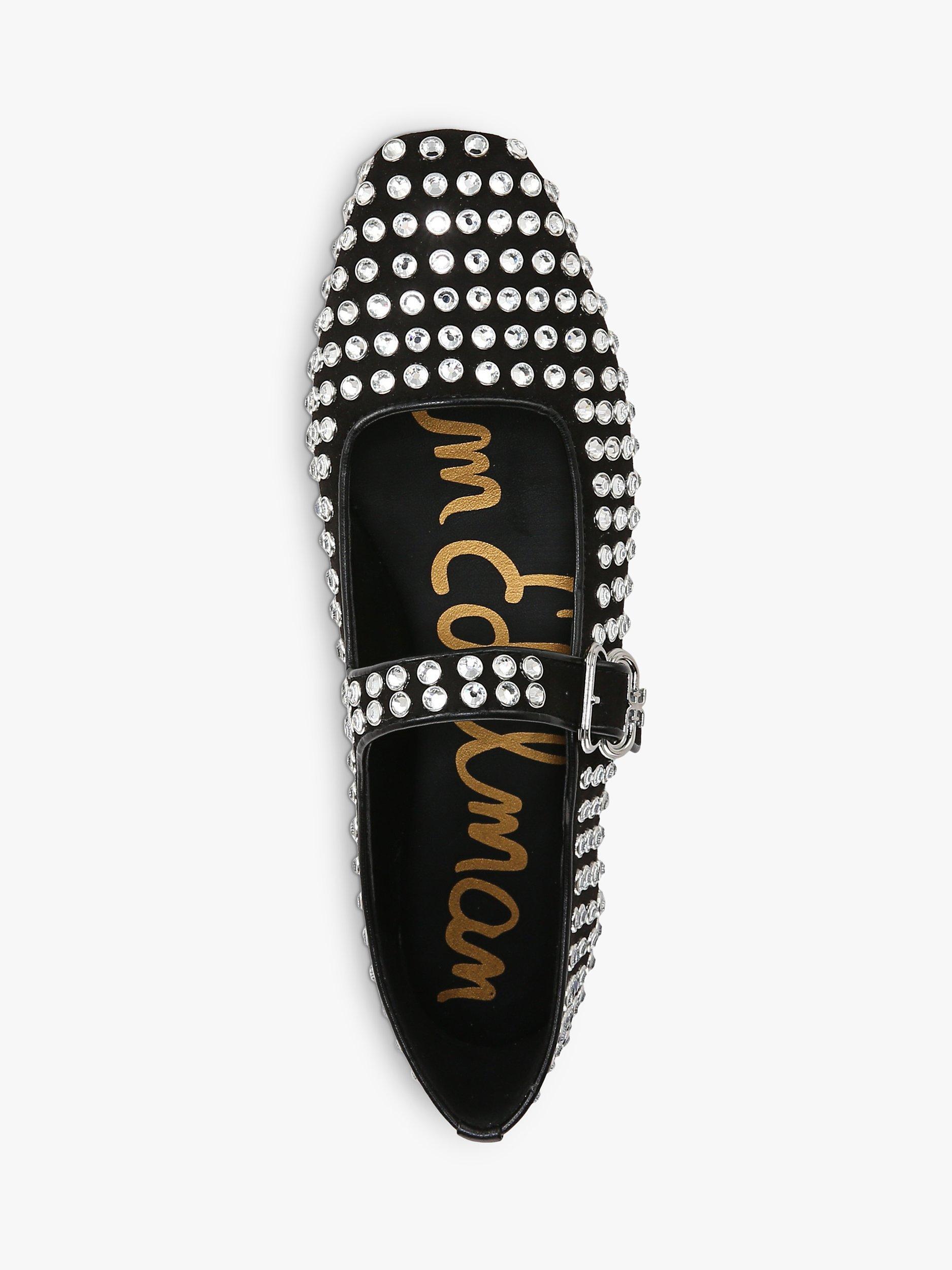 Product image 6 of 6, which shows Sam Edelman Michaela Gem Mary Janes, Black, 3