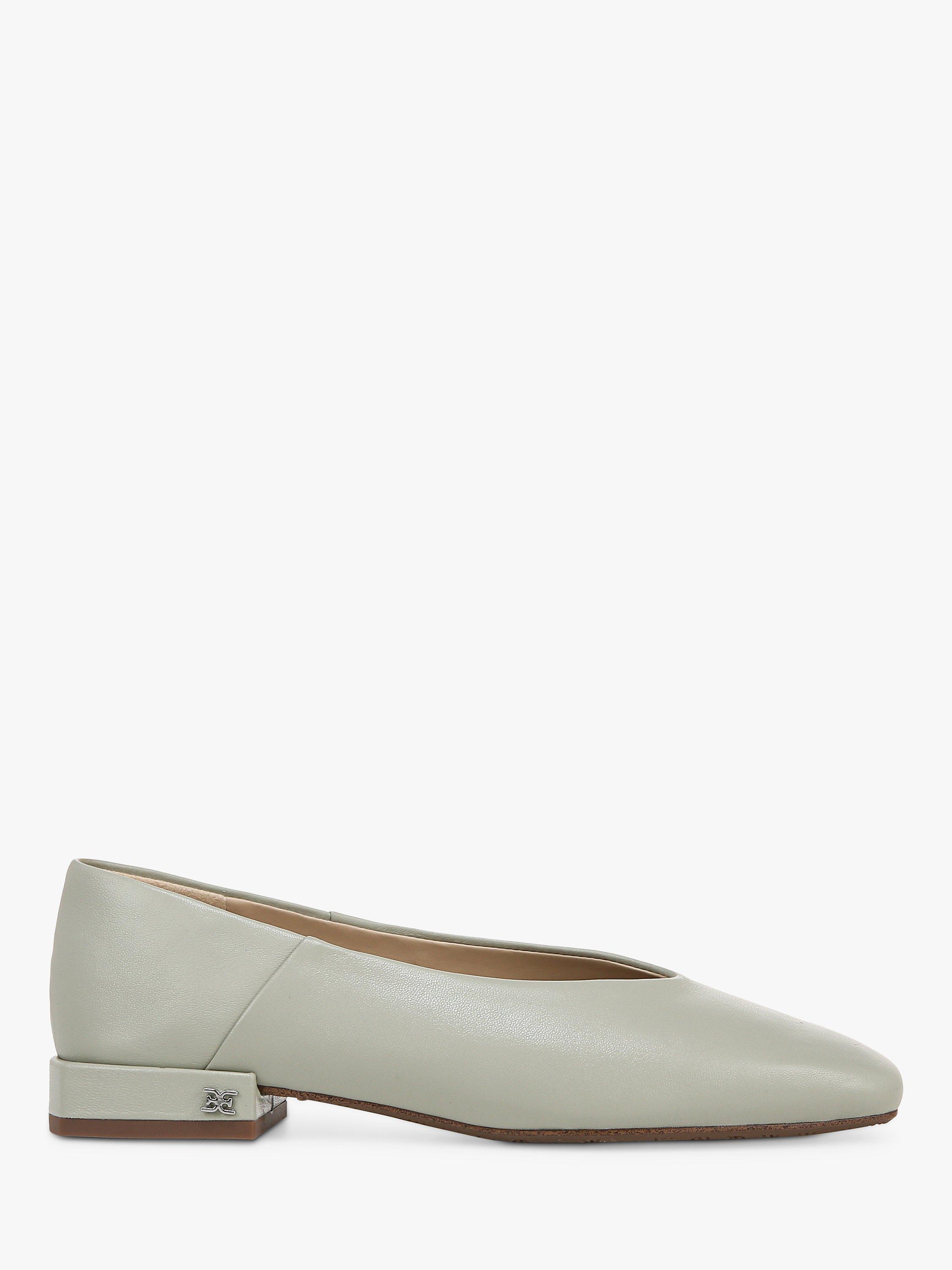 Sam Edelman Kasey Leather Ballet Flats Silver Sage