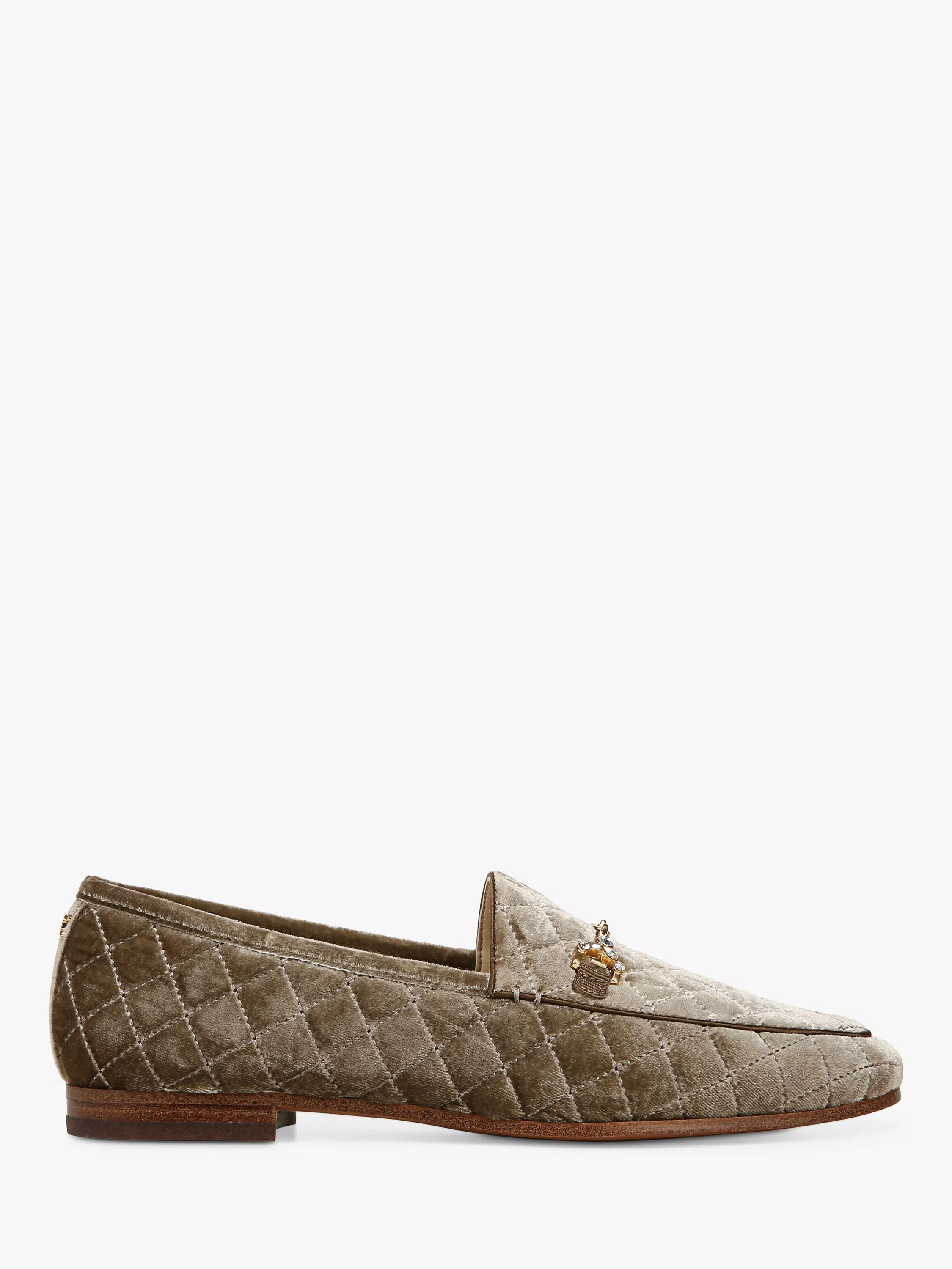 Sam Edelman Loraine Regal Quilted Loafers Dark Silver Sage