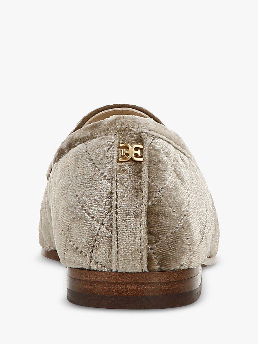 Product image 4 of 6, which shows Sam Edelman Loraine Regal Quilted Loafers, Dark Silver Sage, 3