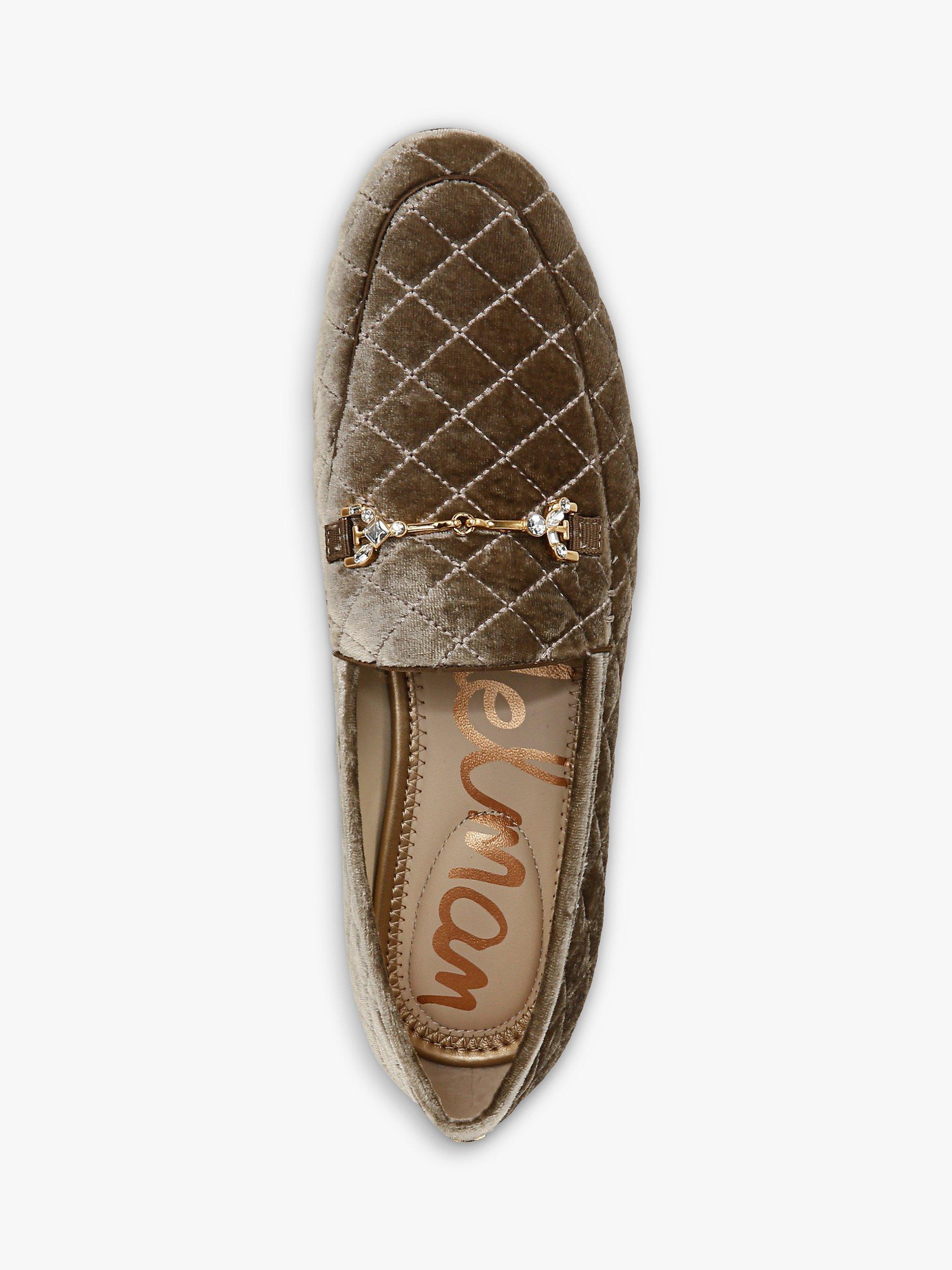 Product image 5 of 6, which shows Sam Edelman Loraine Regal Quilted Loafers, Dark Silver Sage, 3