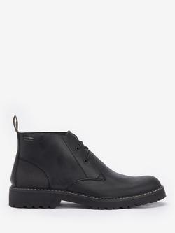 Barbour Maxwell Waterproof Leather Chukka Boots, Black
