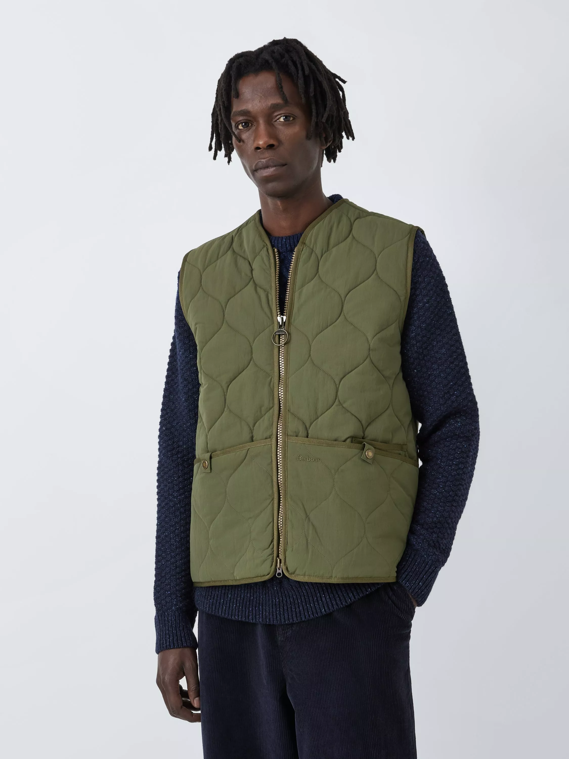 Barbour Tomorrow s Archive Fieldale Onion Quilted Gilet Orange