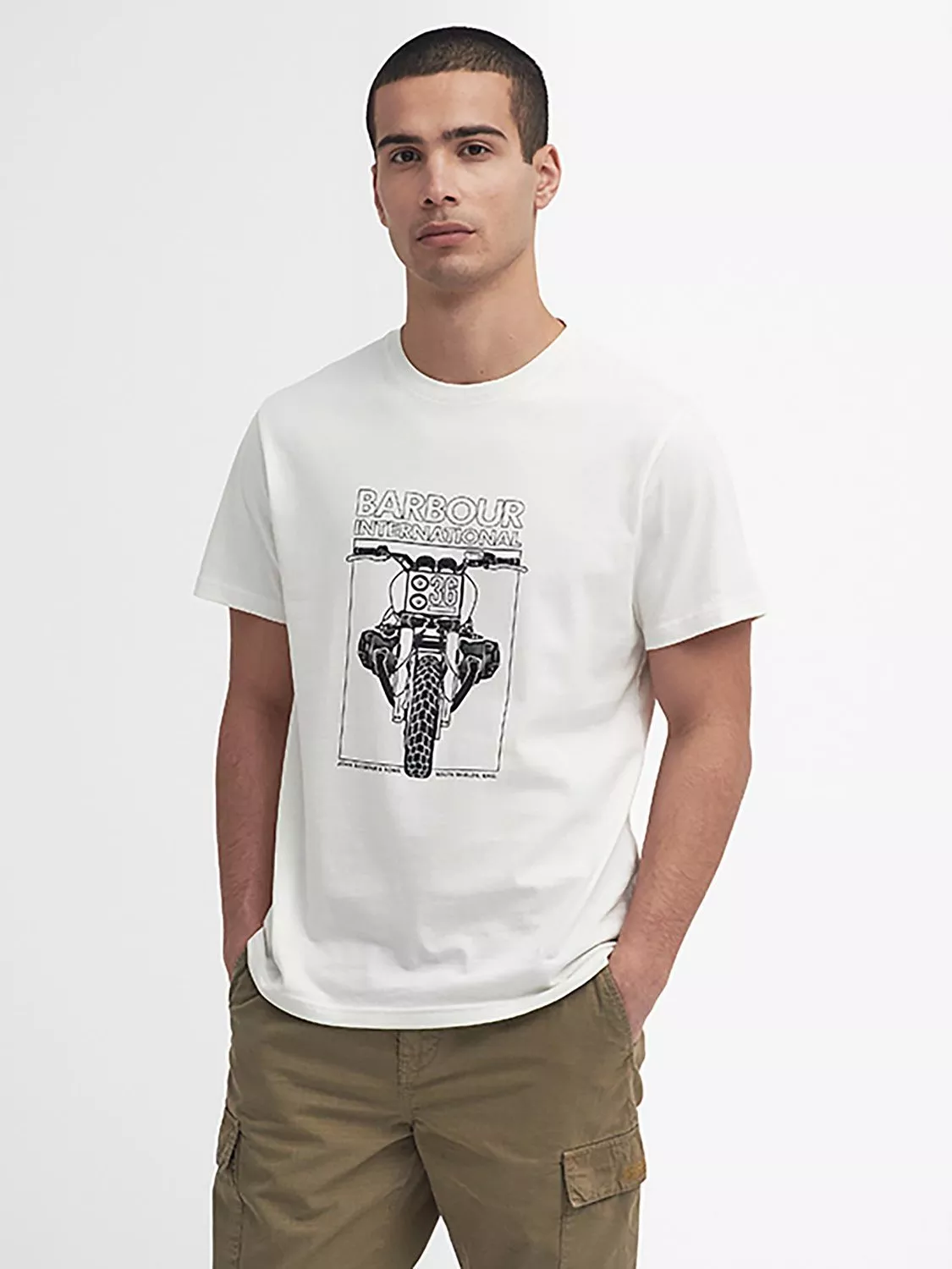 Barbour international t shirt sale online