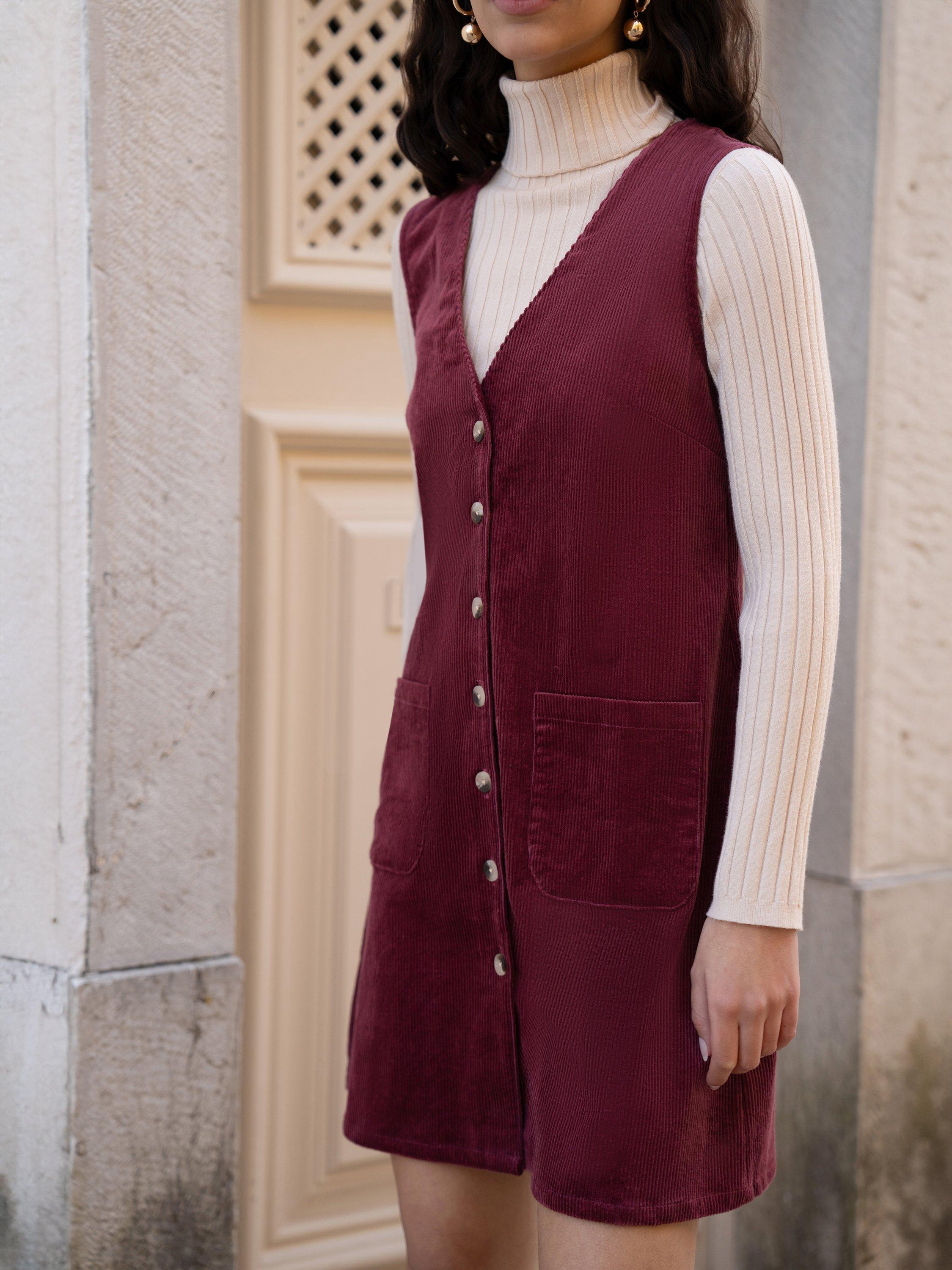 Product image 2 of 4, which shows Mela London Knit Roll Neck Jumper, Oatmeal, S
