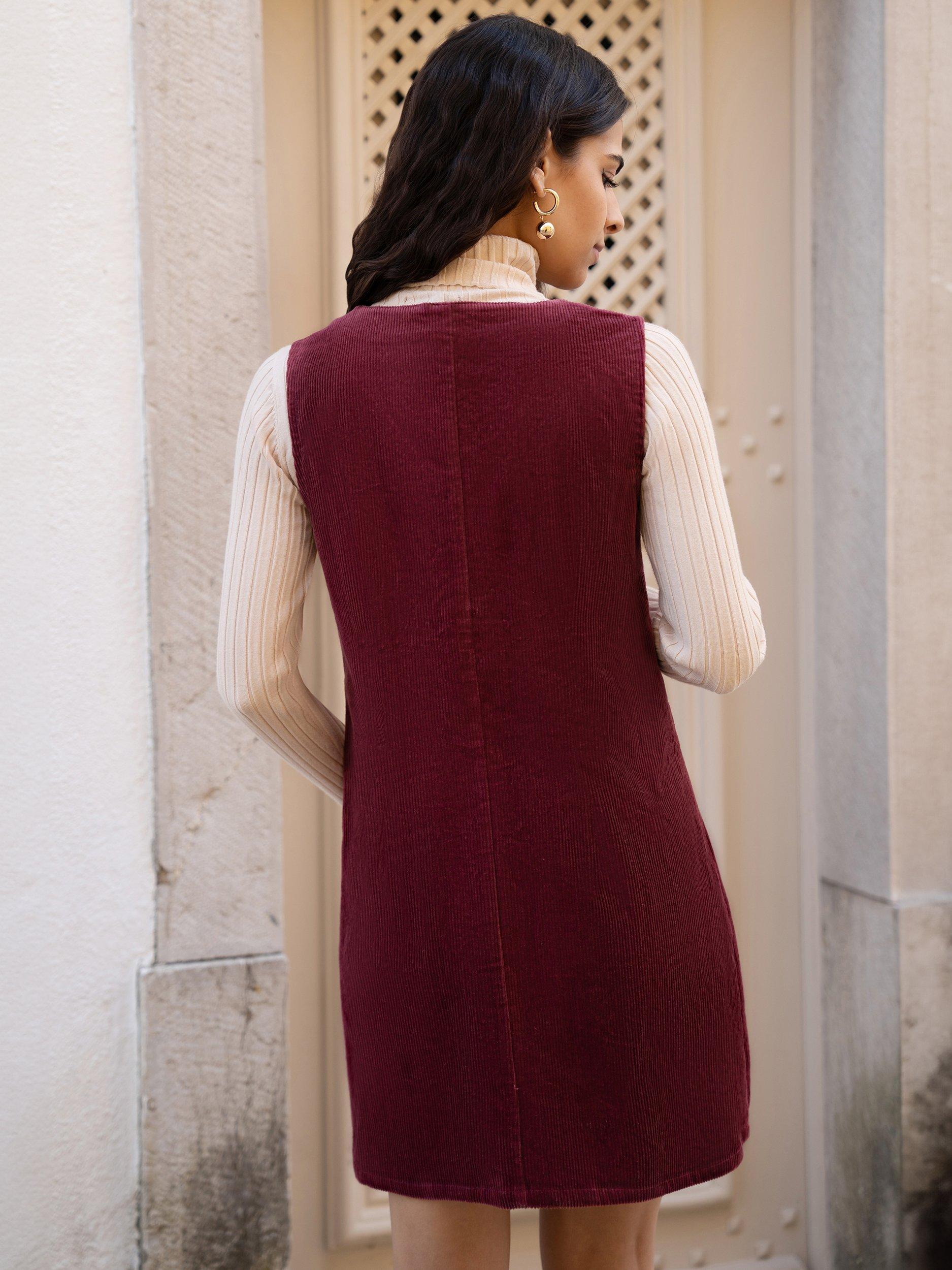 Product image 4 of 4, which shows Mela London Knit Roll Neck Jumper, Oatmeal, S