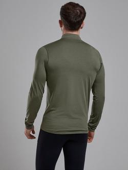 Montane Dart XT Thermal Zip Neck Long Sleeved Top - view 2, Caper