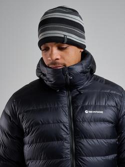 Montane Jack Stripe Beanie - view 2, Midnight Grey