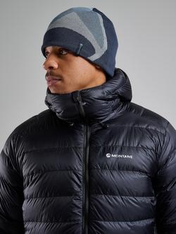 Montane Logo Beanie - view 2, Eclipse Blue
