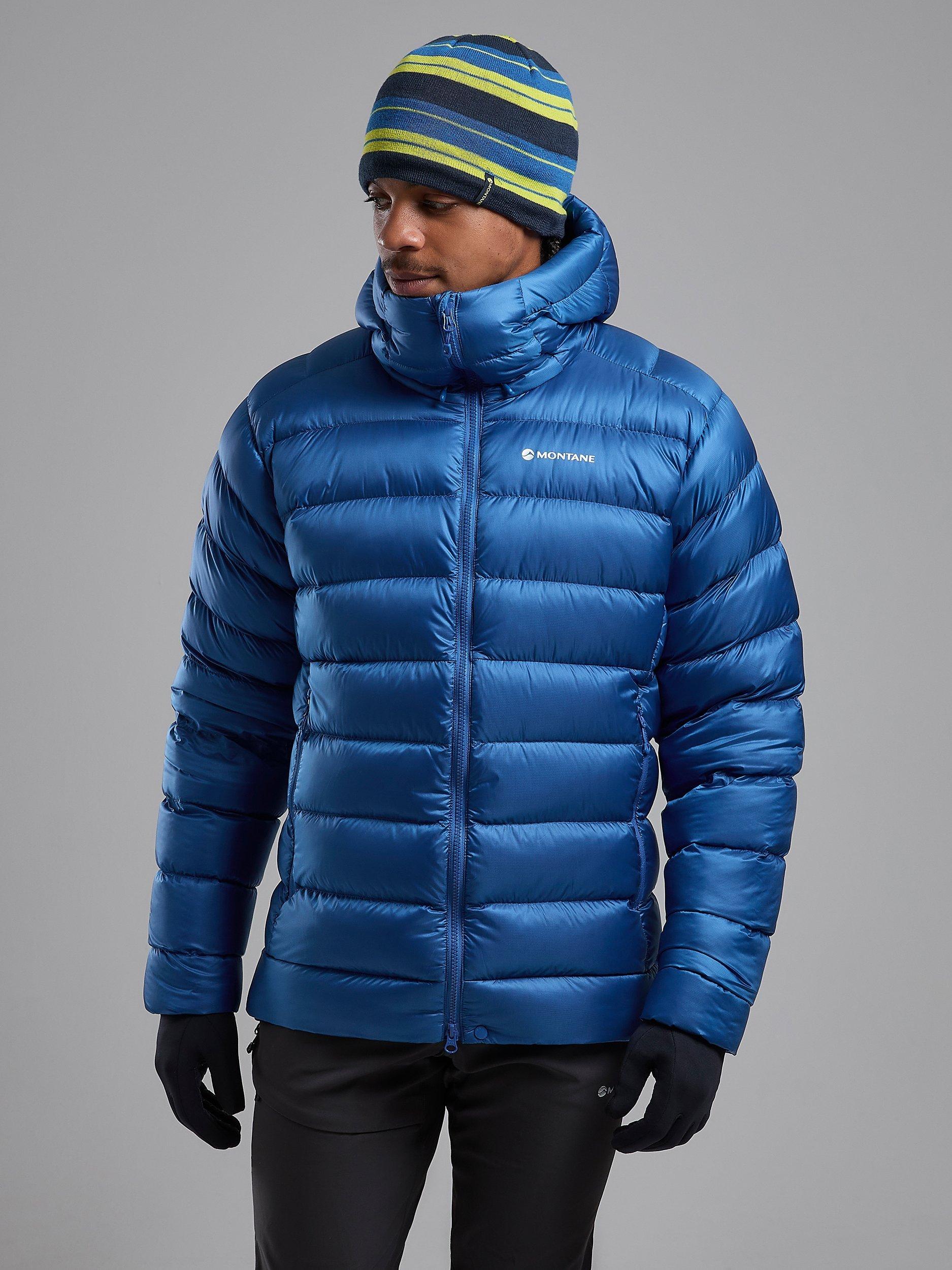 Product image 1 of 9, which shows Montane Anti-Freeze XT Men's Recycled Down Jacket, Neptune Blue, S