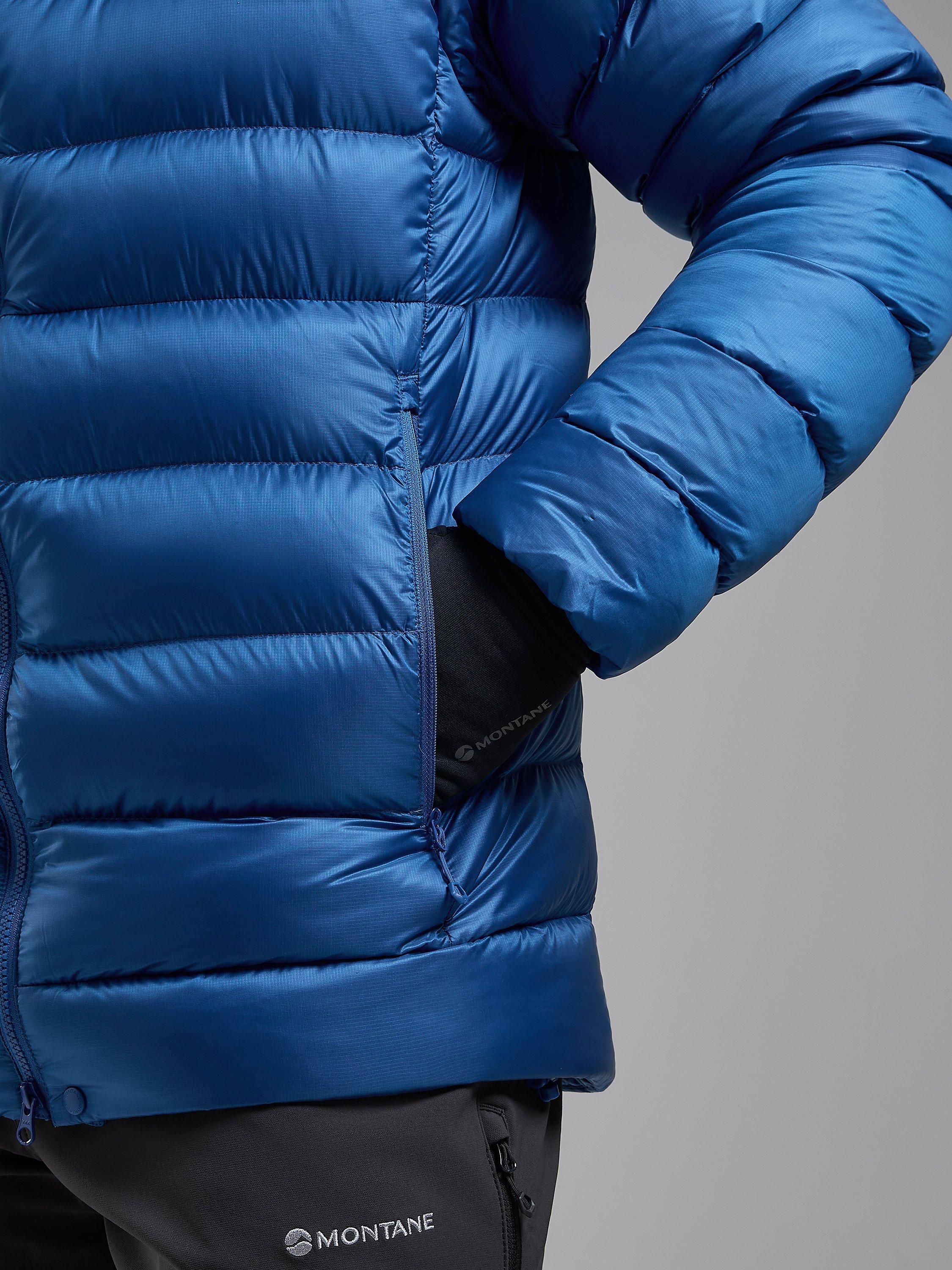 Product image 5 of 9, which shows Montane Anti-Freeze XT Men's Recycled Down Jacket, Neptune Blue, S
