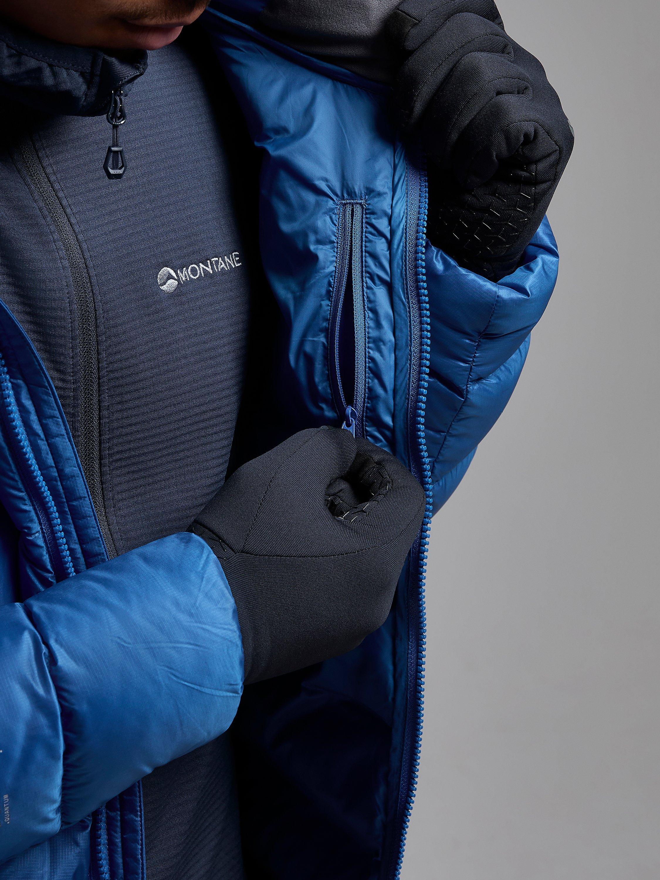 Product image 8 of 9, which shows Montane Anti-Freeze XT Men's Recycled Down Jacket, Neptune Blue, S