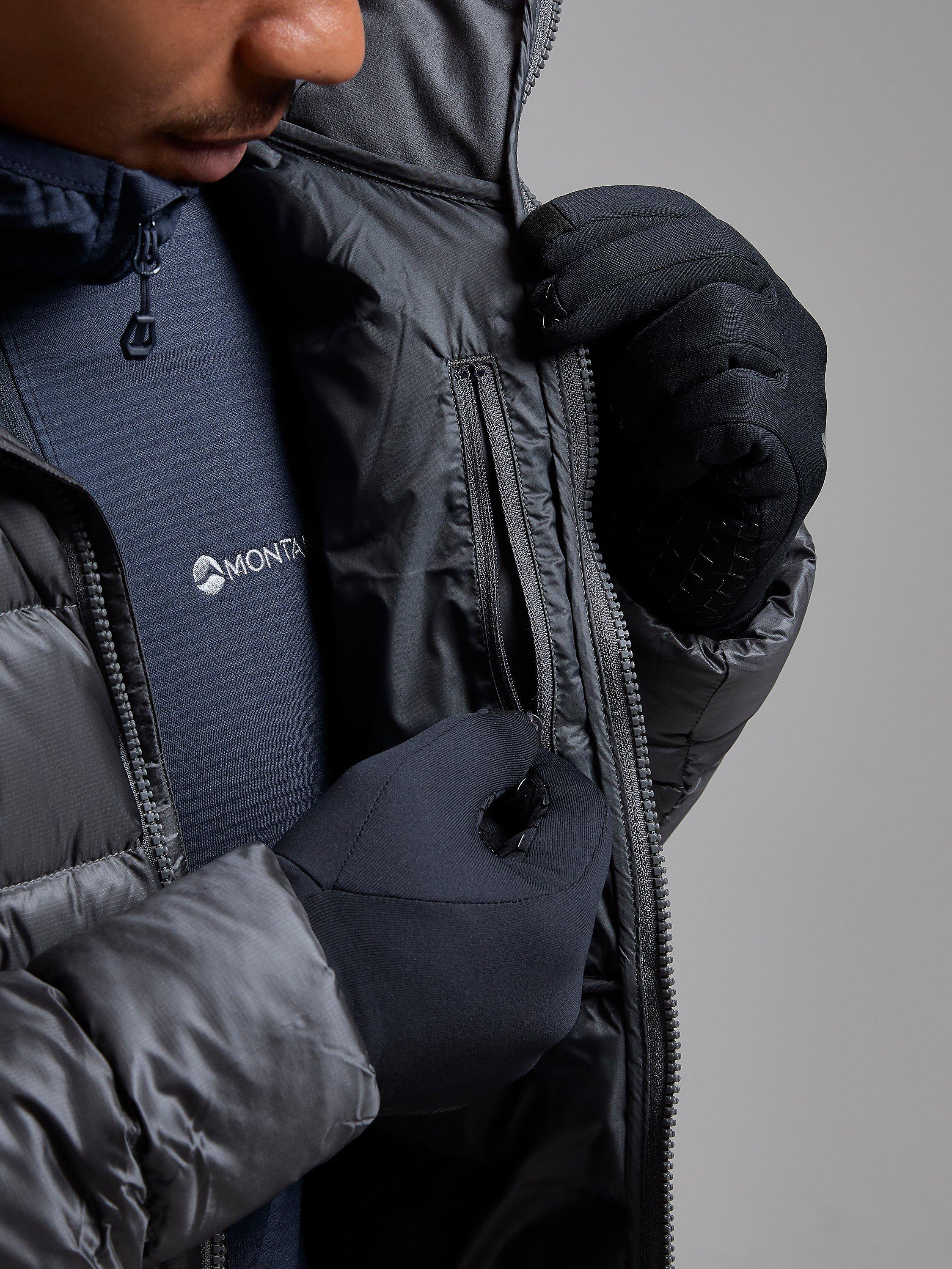 Product image 8 of 9, which shows Montane Anti-Freeze XT Men's Recycled Down Jacket, Slate, S