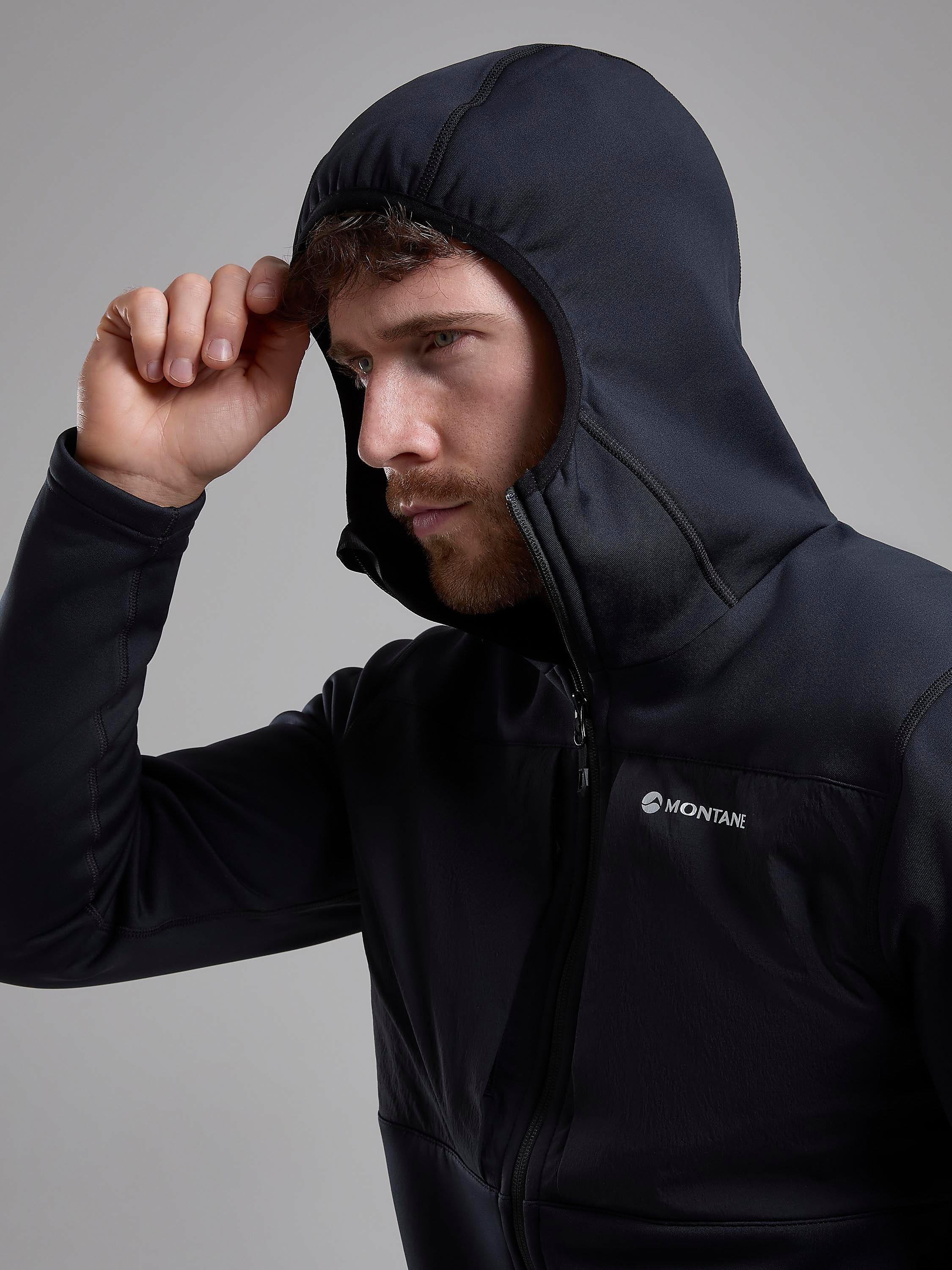 Montane Fury XT Fleece Hoodie, Black