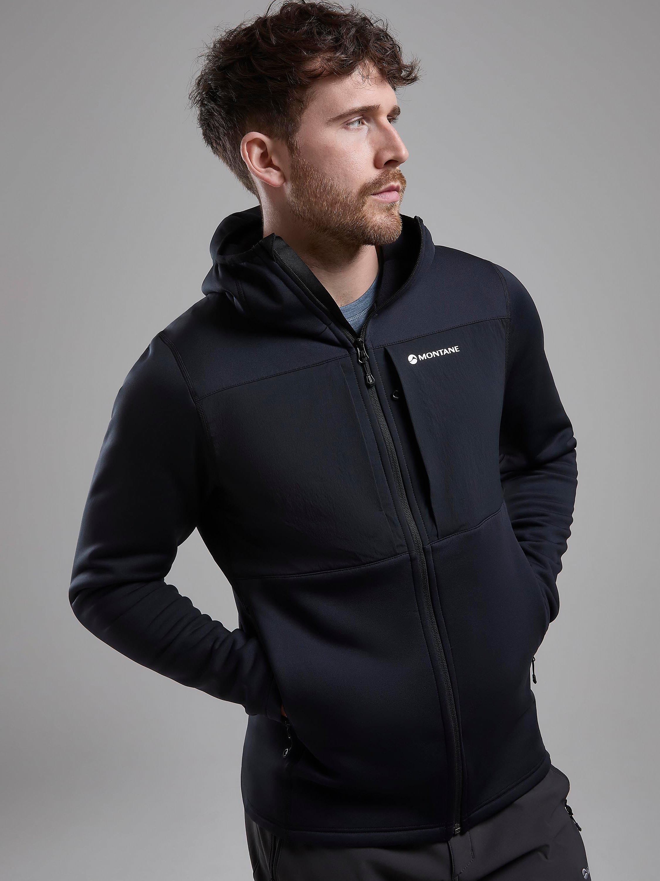 Product image 6 of 7, which shows Montane Fury XT Fleece Hoodie, Black, S