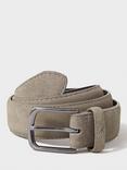 Crew Clothing Suede Belt, Taupe