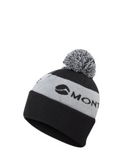 Montane Logo Cuffed Bobble Beanie, Black