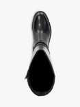Dune London Tatter Leather Boots, Black