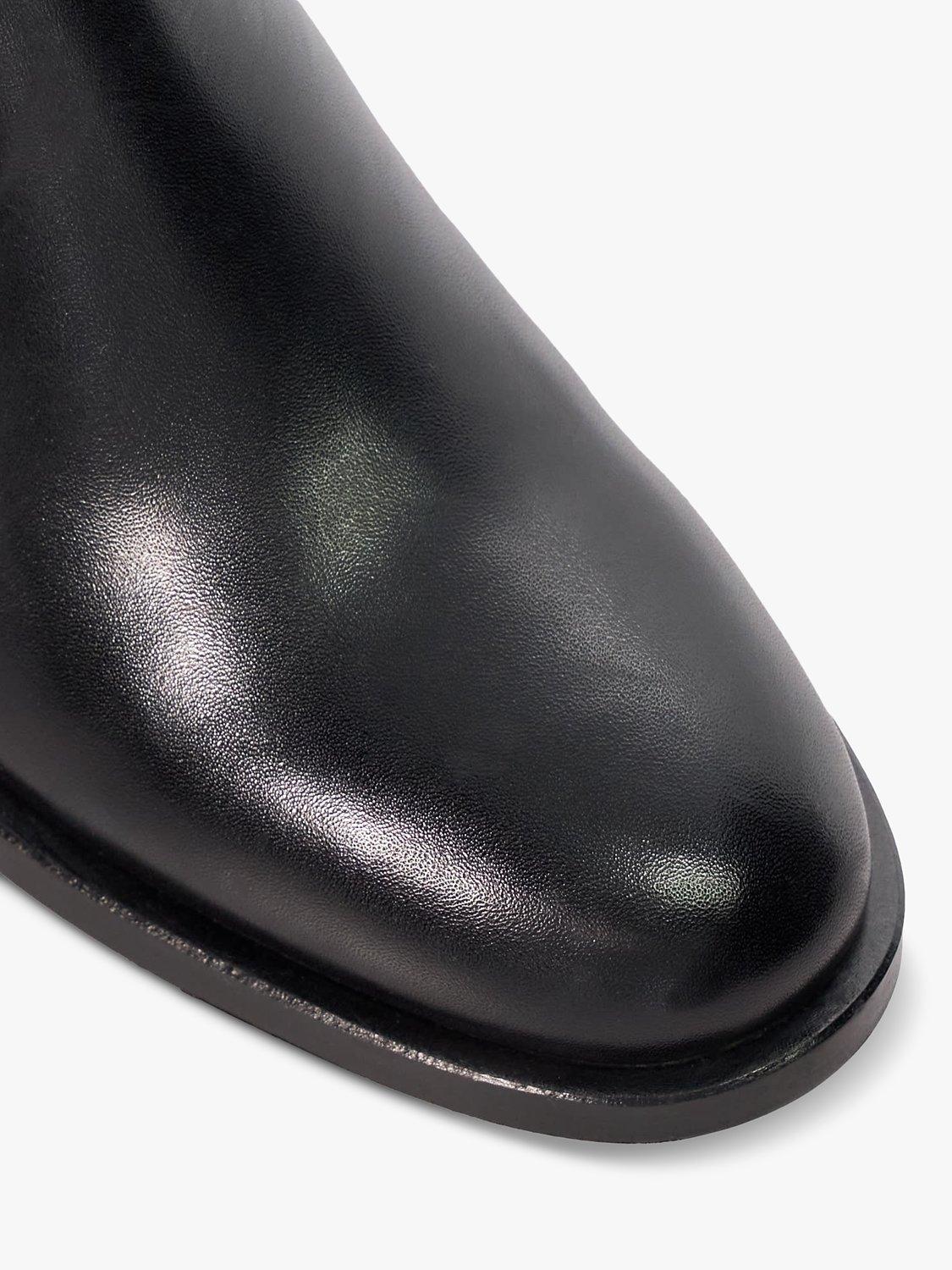Product image 5 of 6, which shows Dune London Patter Leather Ankle Boots, Black, EU36