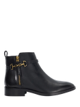 Dune Parklyn Snaffle Trim Leather Ankle Boots