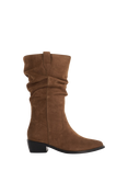 Dune Pathway Suede Slouchy Calf Boots
