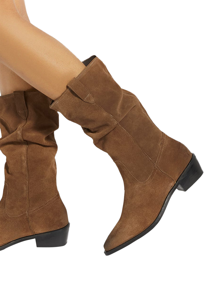 Taupe calf boots online