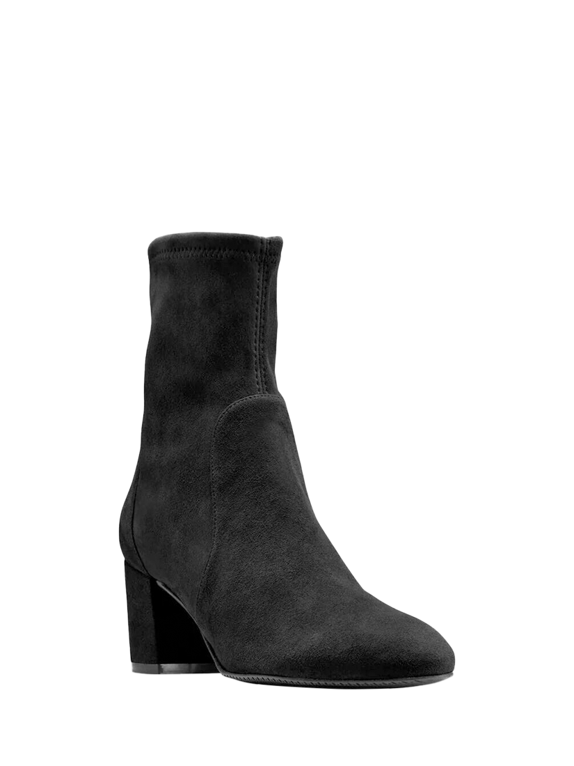 Stuart Weitzman Yuliana Suede Ankle Boots Black