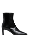 Flattered Moa Leather Ankle Boots, Black