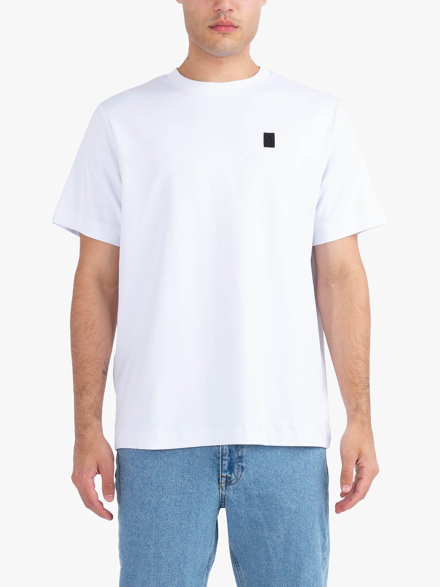 Product image 1 of 5, which shows LUKE 1977 Luxembourg Back Print Relaxed Fit T-Shirt, White/Black, XS