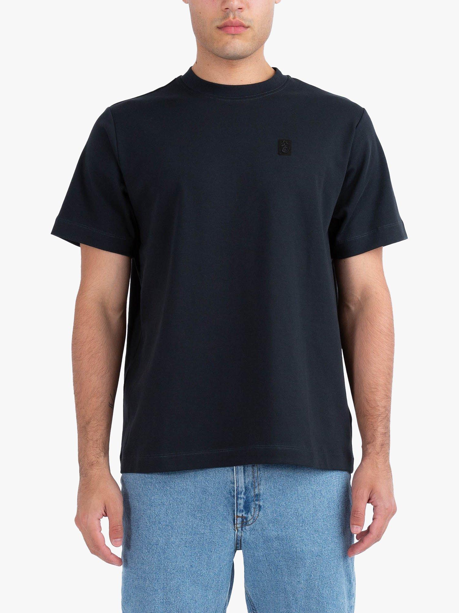 Product image 1 of 5, which shows LUKE 1977 Luxembourg Back Print Relaxed Fit T-Shirt, Dark Charcoal, XS