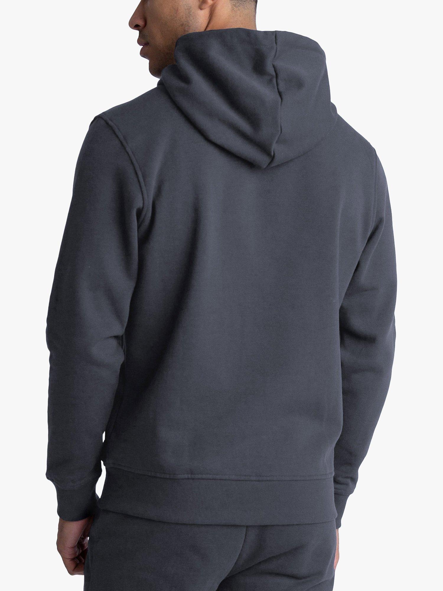 Product image 2 of 5, which shows LUKE 1977 Berlin Zip Through Hoodie, Charcoal, XS