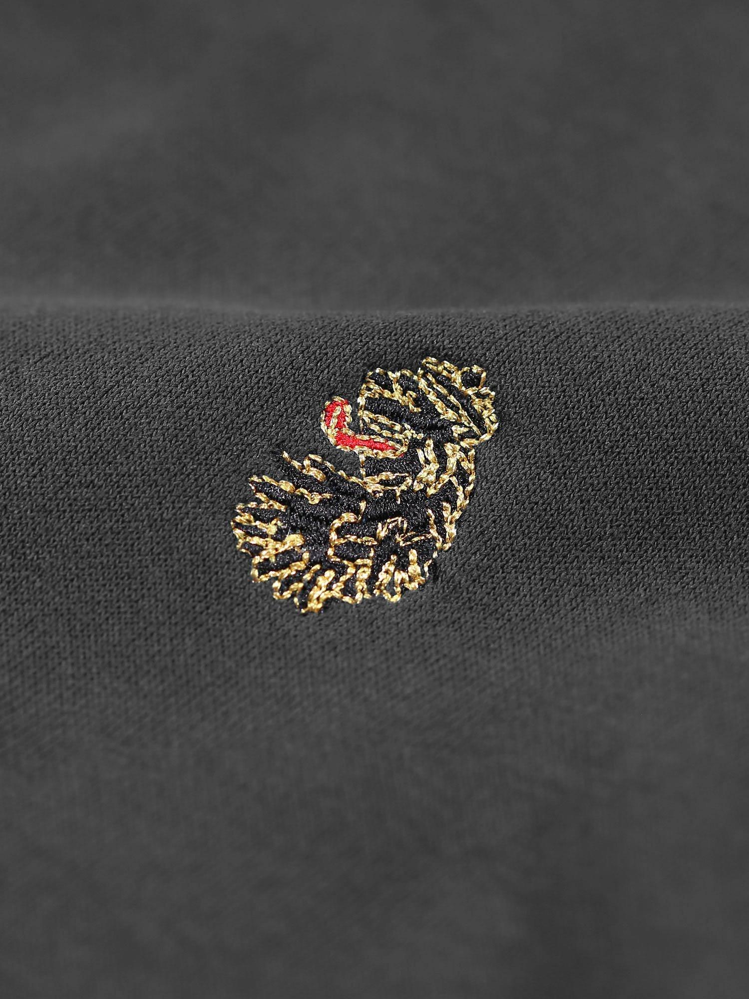 Product image 5 of 5, which shows LUKE 1977 Berlin Zip Through Hoodie, Charcoal, XS