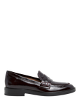 Flattered Sarah Leather Loafers, Burgundy