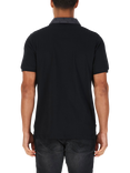 LUKE 1977 Henderson Cotton Regular Fit Polo Shirt, Black Charcoal