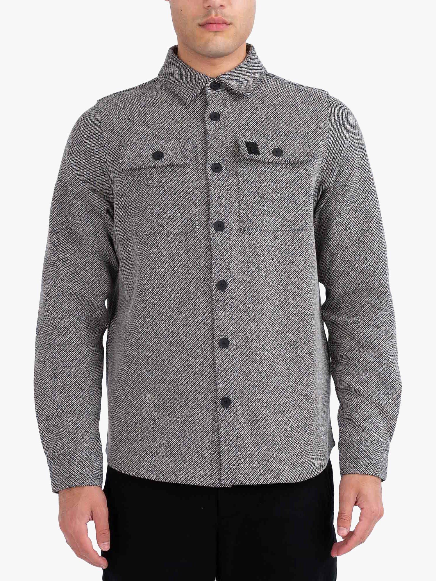 LUKE 1977 Haines Overshirt, Black White, XS