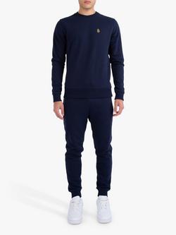 LUKE 1977 London Rome 1000 Sweatshirt and Joggers Set, Dark Navy