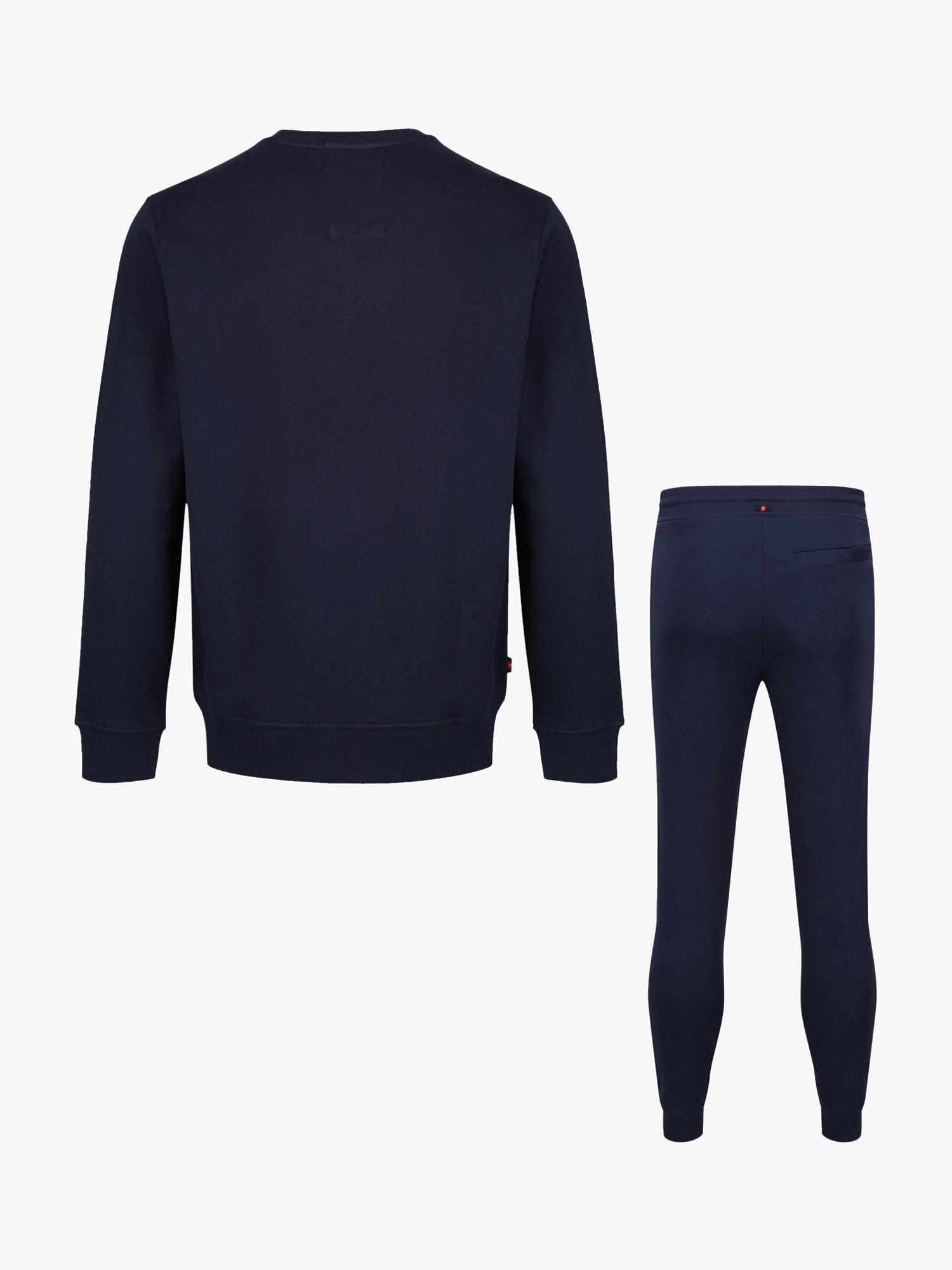 Product image 4 of 5, which shows LUKE 1977 London Rome 1000 Sweatshirt and Joggers Set, Dark Navy, XS