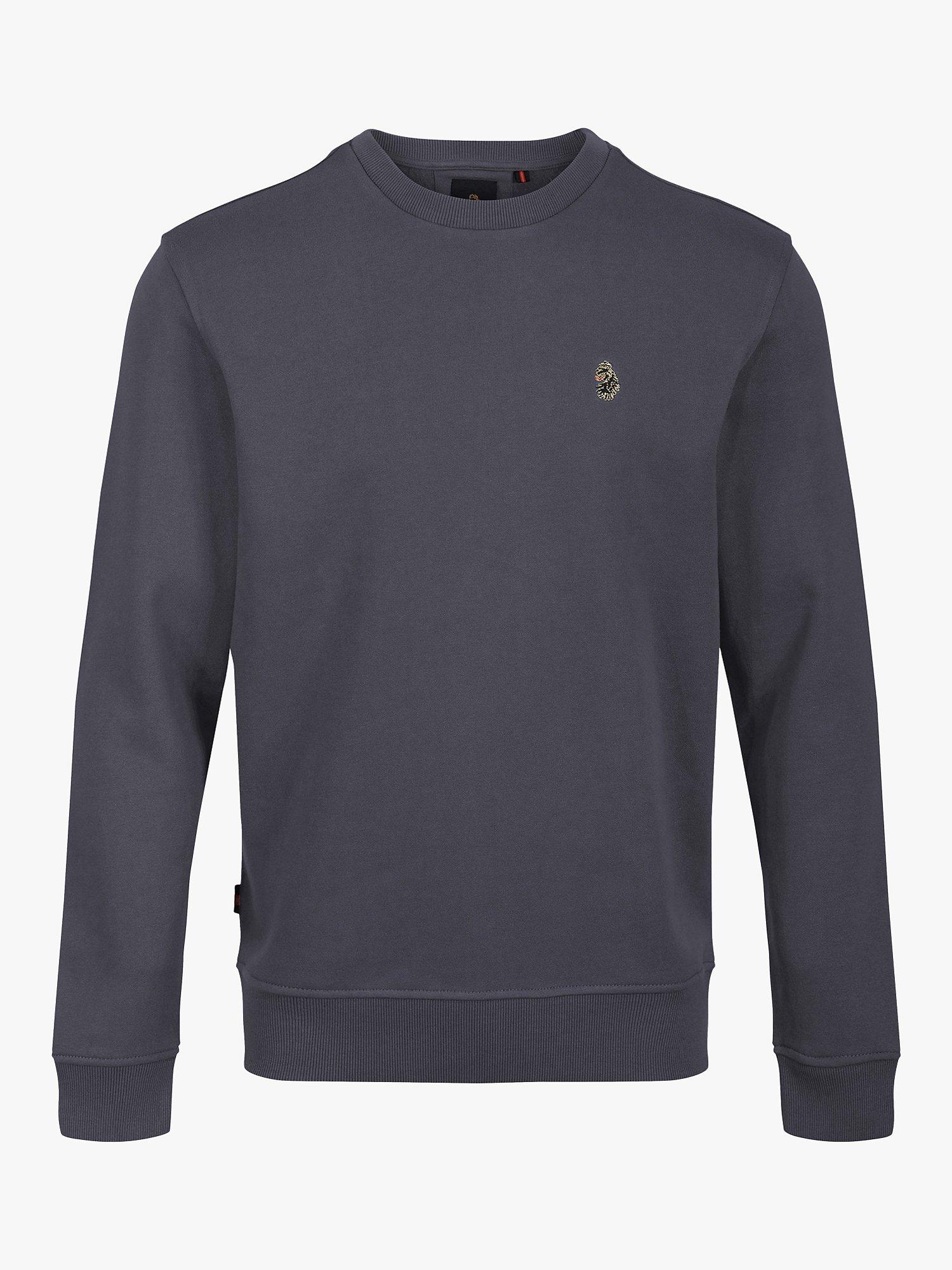 Product image 3 of 4, which shows LUKE 1977 London 1000 Sweatshirt, Charcoal, XS