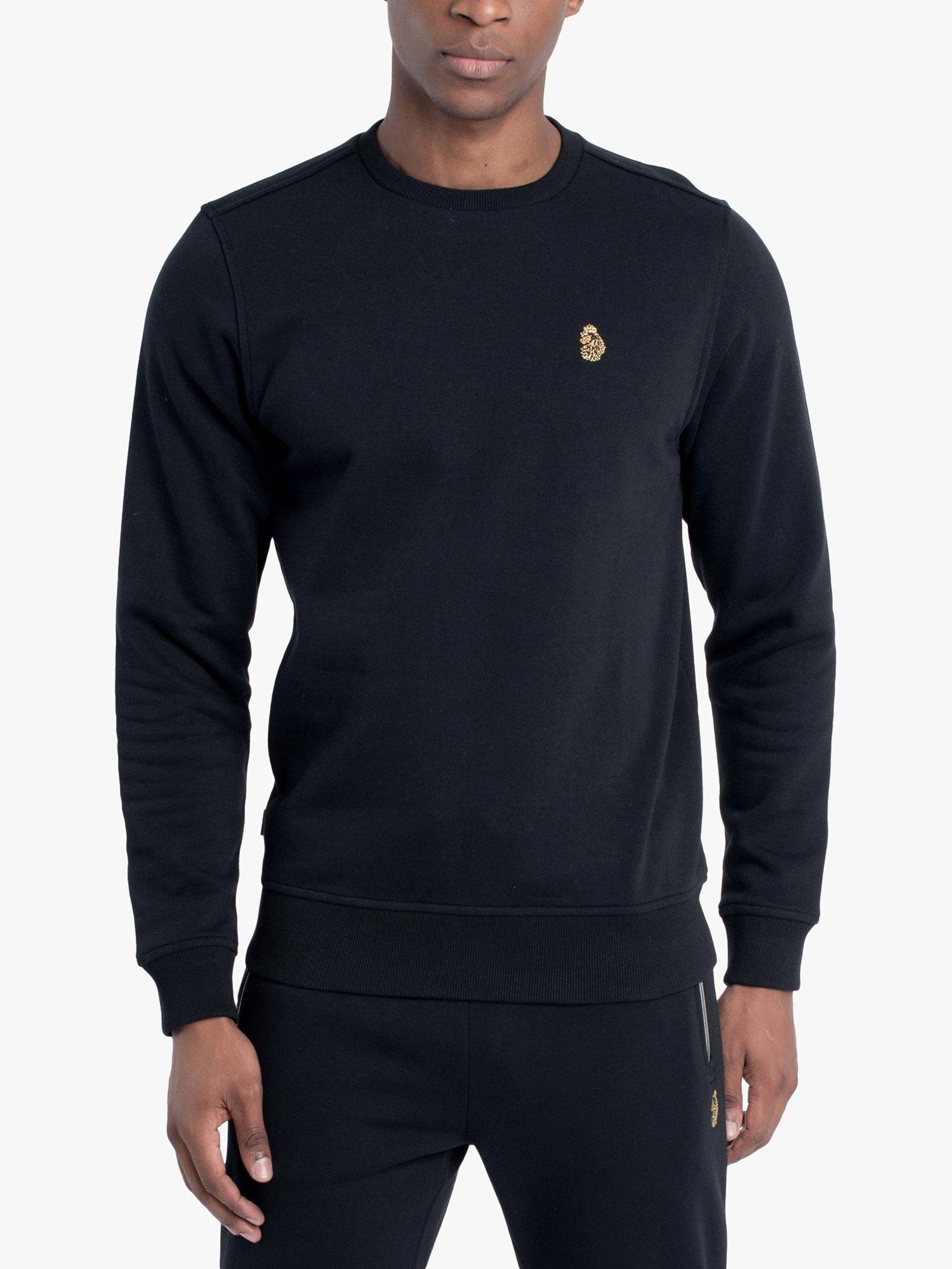 Product image 1 of 4, which shows LUKE 1977 London 1000 Sweatshirt, Jet Black, XS