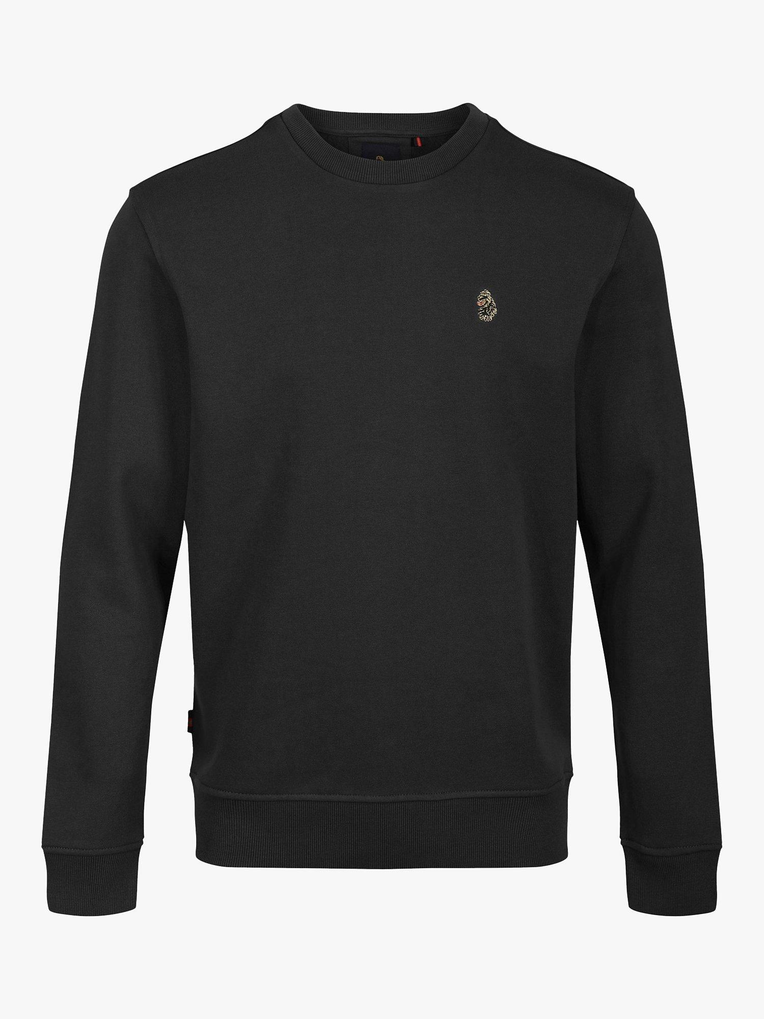 Product image 3 of 4, which shows LUKE 1977 London 1000 Sweatshirt, Jet Black, XS