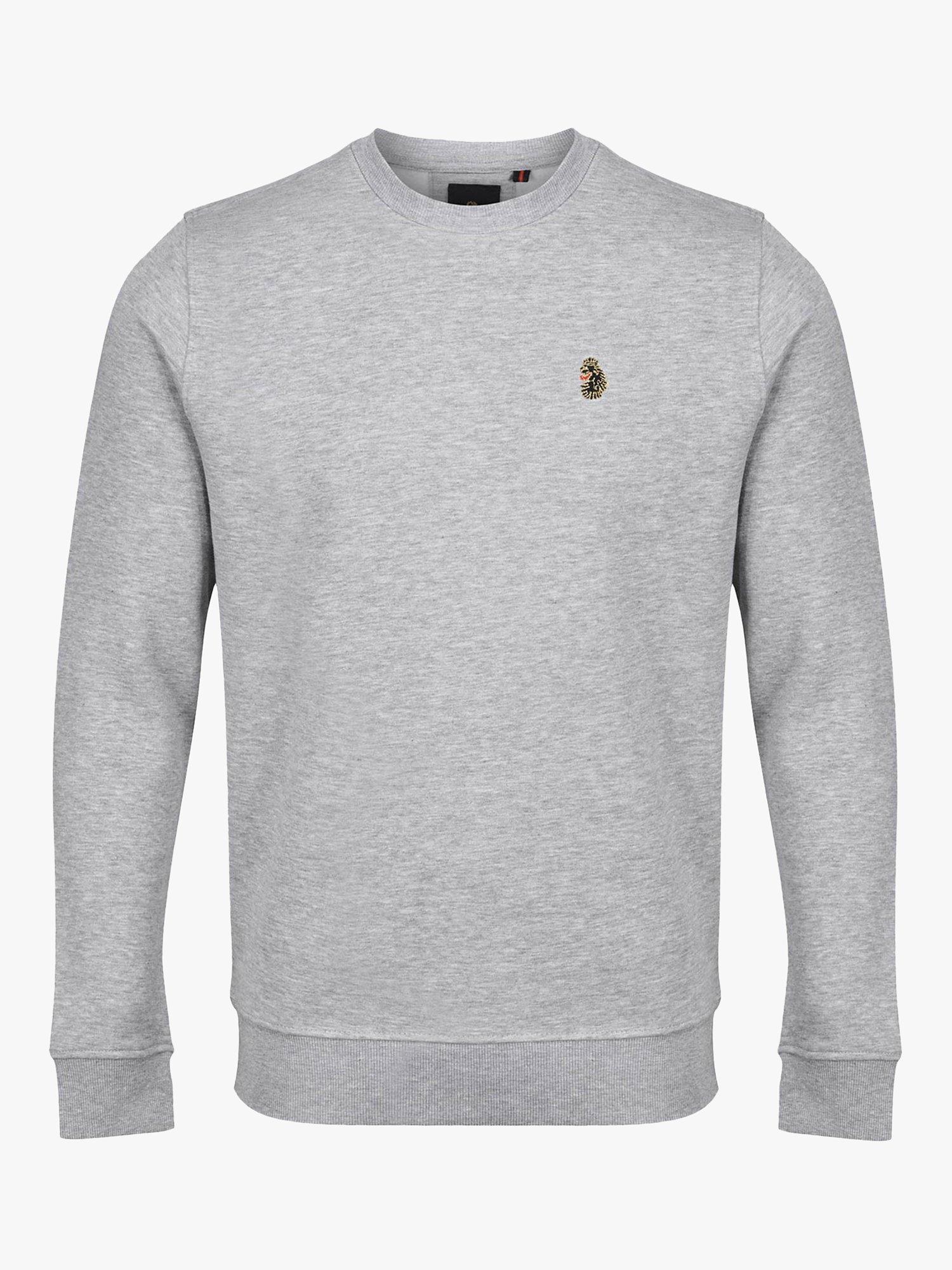 Product image 3 of 5, which shows LUKE 1977 London 1000 Sweatshirt, Mid Marl Grey, XS