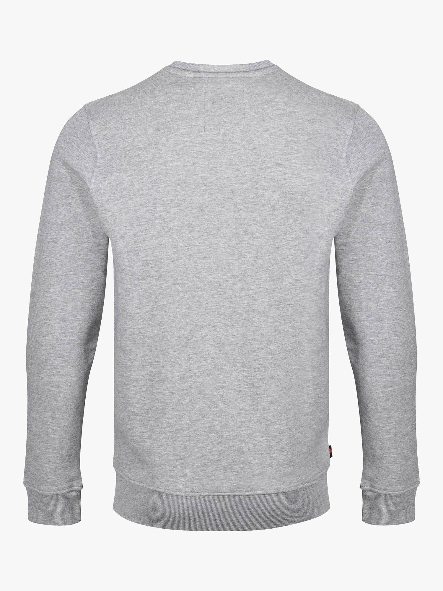 Product image 4 of 5, which shows LUKE 1977 London 1000 Sweatshirt, Mid Marl Grey, XS